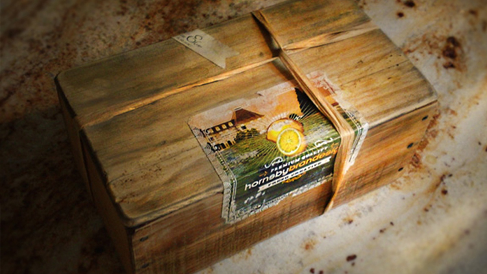 Unique lemon box packaging